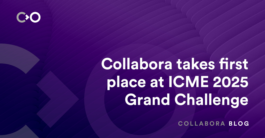 Collabora takes first place at ICME 2025 Grand Challenge