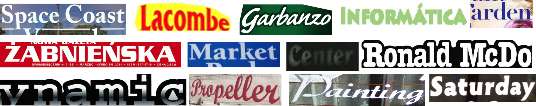 Collabora-overiew of fonts