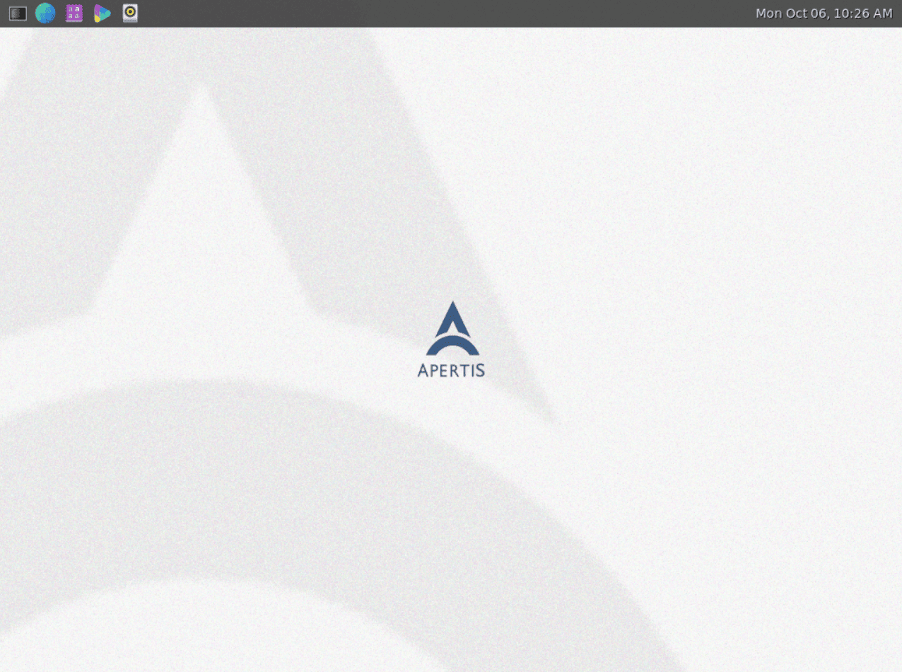 Collabora - Weston Apertis Screenshot