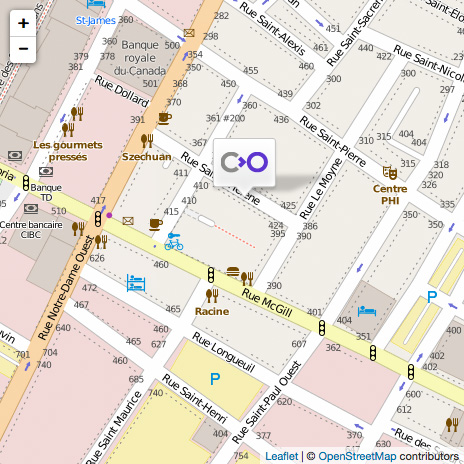 Montréal Office location map